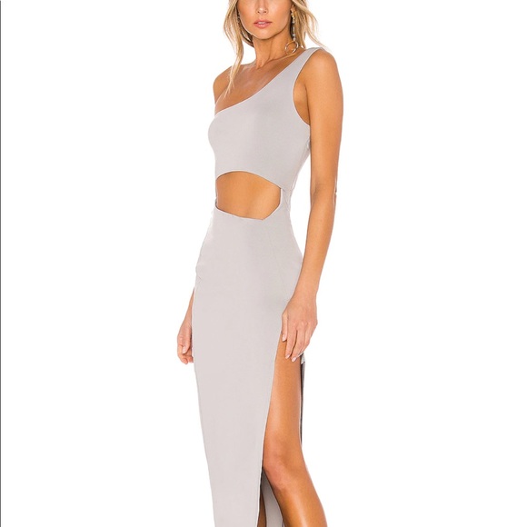 Superdown Erla Cutout Maxi Dress in Light Grey - Picture 11 of 11